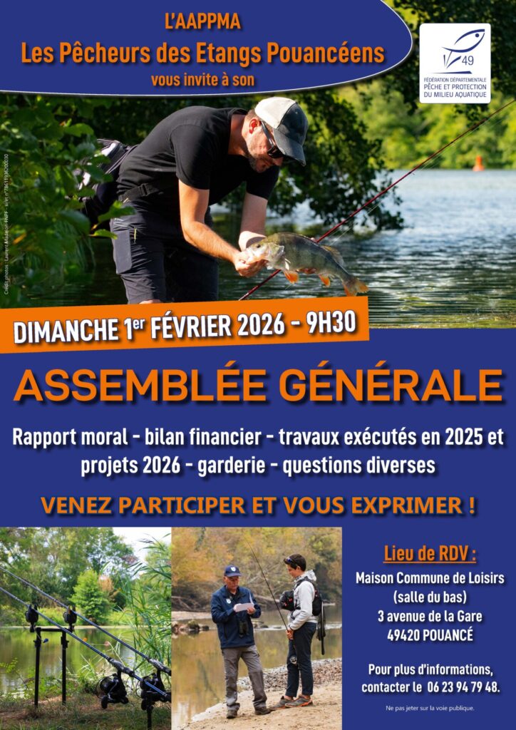 assemblée générale les pêcheurs des etangs pouancéens