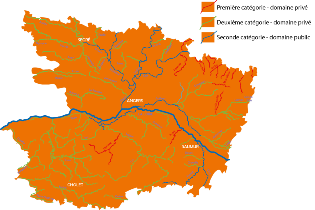 carte rivieres de premiere ou deuxieme categorie