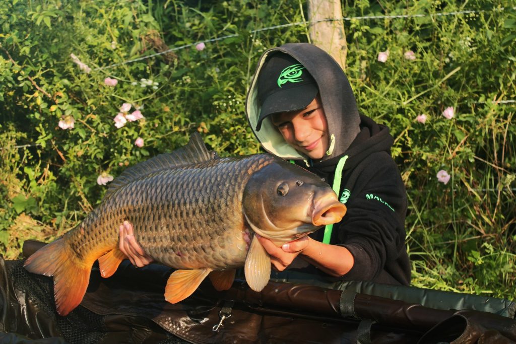 pêche de la carpe de nuit photo