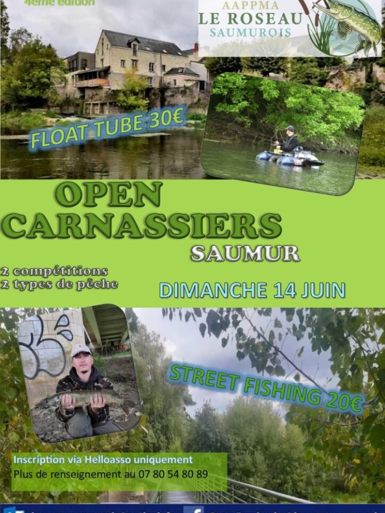 concours street fishing et float tube à saumur
