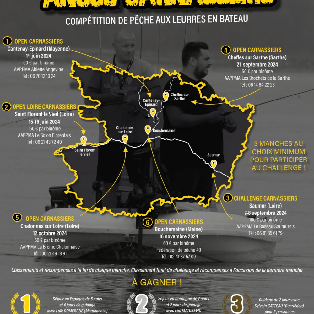 deuxième édition du challenge anjou carnassiers