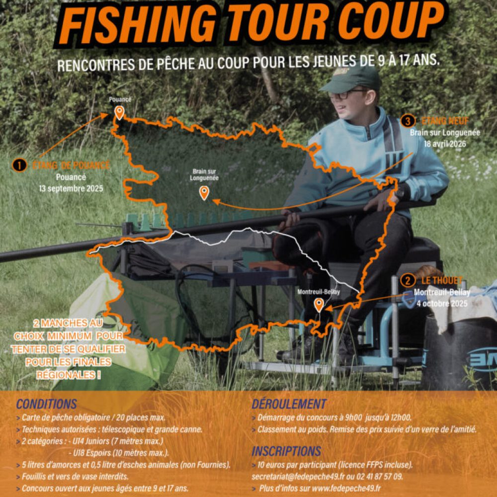 junior fishing tour coup à brain