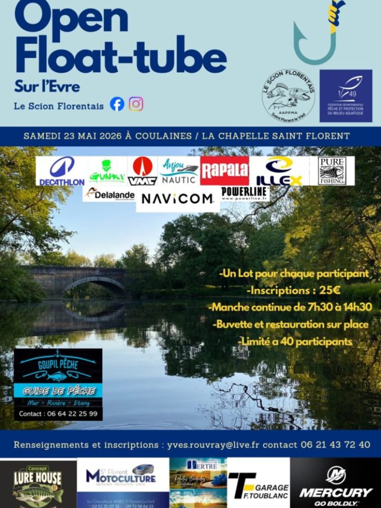 open float tube sur evre