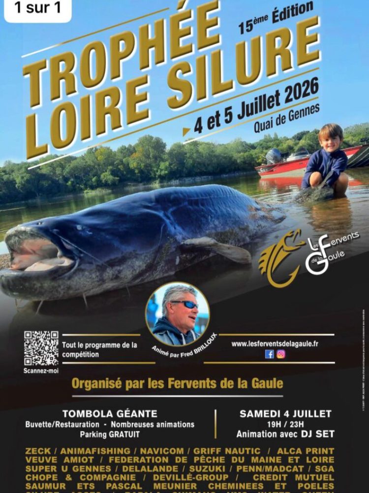 trophée loire silure à gennes